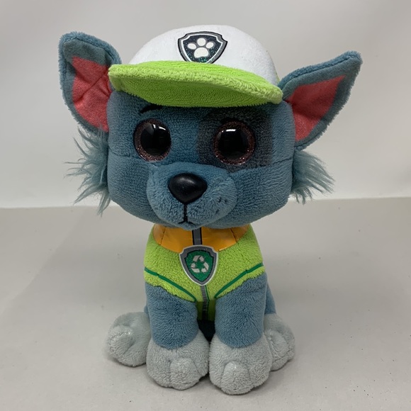 Paw Patrol Other - Used Paw Patrol ROCKY Plush Ty Beanie Boos 2020 pandemic toys stuffed animal